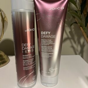 Joico Defy Damage Detox Shampoo and Conditioner - Metallic Pink